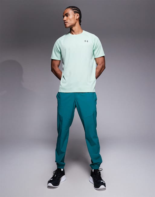 Under Armour – Tech – Strukturiertes, kurzärmliges T-Shirt in Mint, 2 von 5