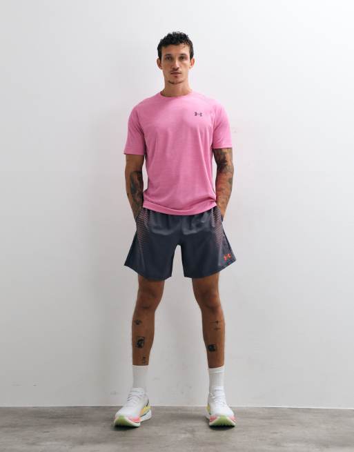 Under Armour Tech T-shirt a maniche corte testurizzata rosa, 4 di 10