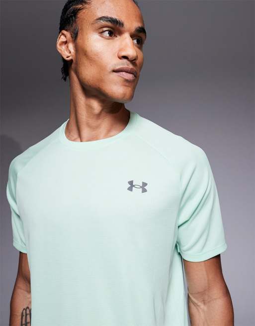 Under Armour Tech textured short sleeve t-shirt in mint, 4 of 5