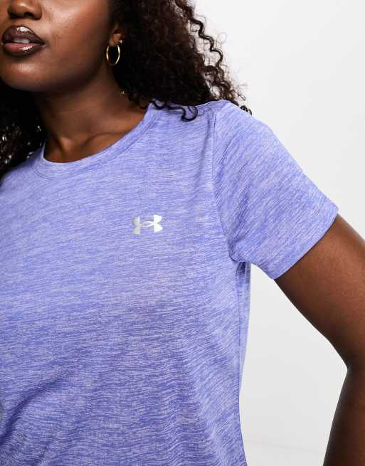 Under Armour - Tech Twist - T-shirt in paars