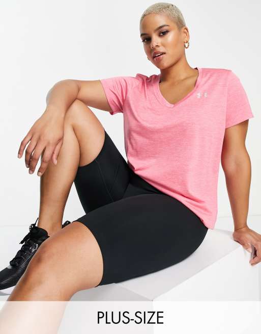 Under Armour Tech twist t-shirt in pink