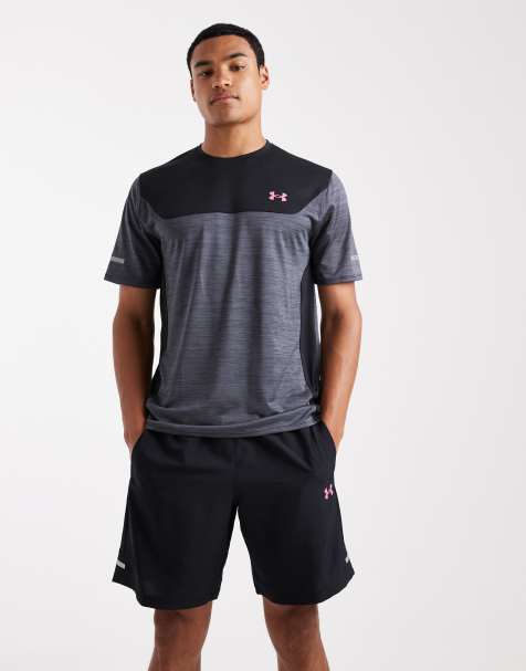 Under Armour – Tech Utility – Shorts in Schwarz und Super Pink - view 1