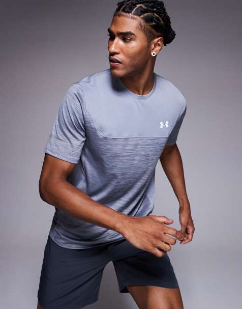 Under Armour – Tech Utility – T-Shirt in Stahlgrau - view 1