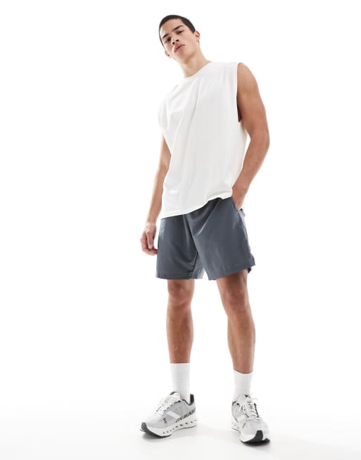 Under Armour – Tech Wordmark – Szare szorty, 2 z 5