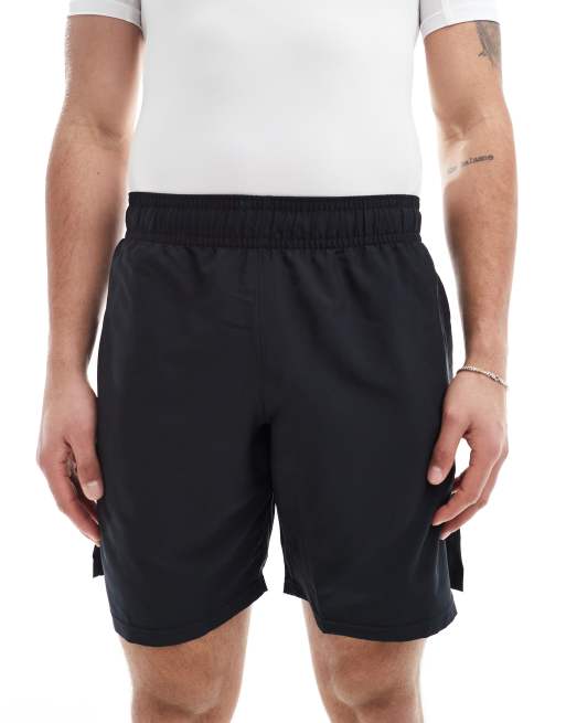 Under Armour Tech woven wordmark 8.25" shorts in black, 5 of 5