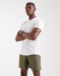 [Under Armour] Under Armour Tech woven wordmark shorts in marine green XS Dark green