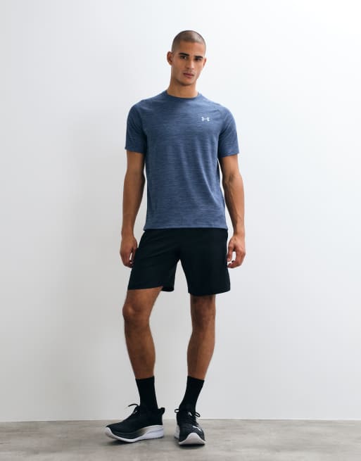 Under Armour Tech Woven Wordmark szorty w kolorze czarnym i czerwonym, 2 z 5
