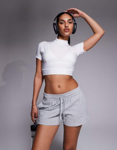 Under Armour Terry shorts in light heather grey - view 1