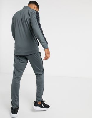 grey under armour tracksuit