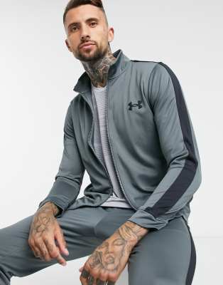 grey under armour tracksuit