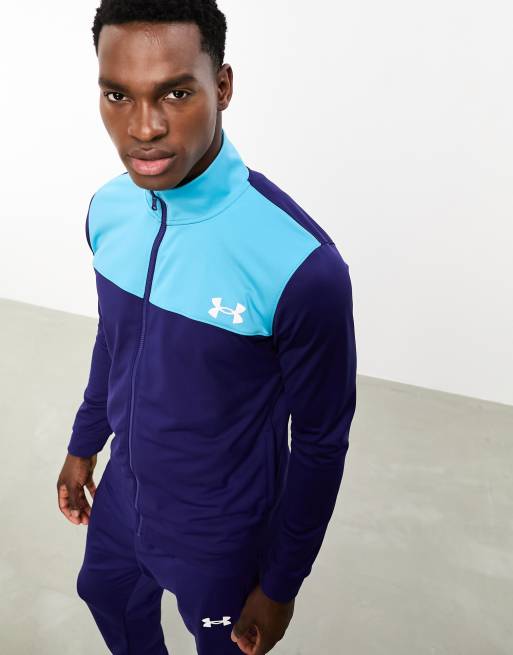 Under armour 2024 tracksuit blue