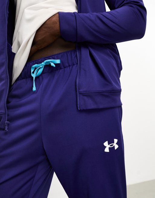 Under Armour TRACK SUIT - Tracksuit - blue/dark blue 