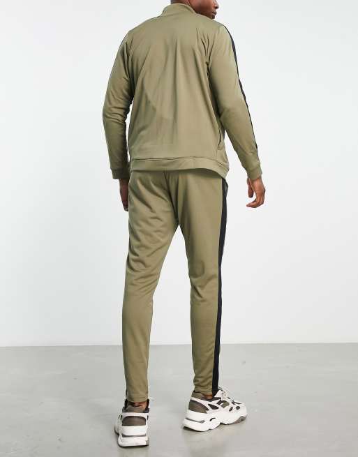 Under armour khaki clearance tracksuit