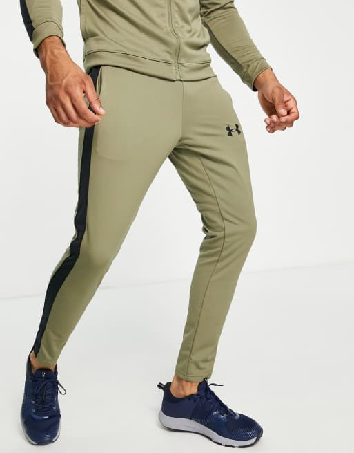 Khaki green clearance under armour tracksuit