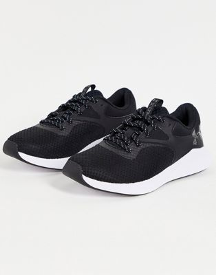 Under Armour Training Charged Aurora 2 trainers in black and white - ASOS Price Checker