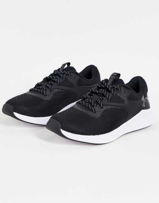Under Armour - Training - Charged Aurora 2 - Sneakers in zwart en wit