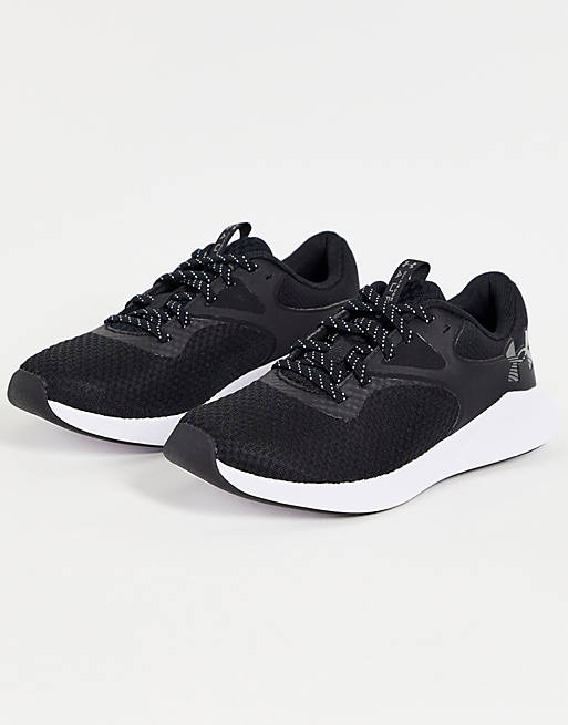 Under Armour Training Charged Aurora 2 trainers in black and white