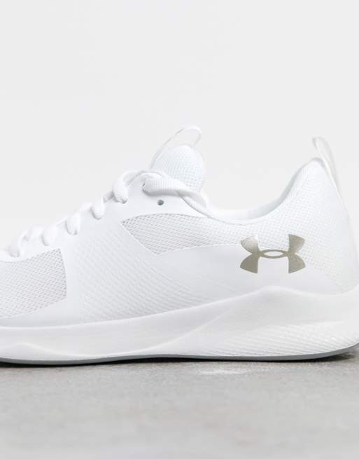  Under Armour Women's Charged Aurora, Brilliance (604)/White,  8.5 M US