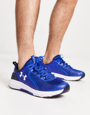 Under Armour Training Charged Commit 3 trainers in blue - ASOS Price Checker