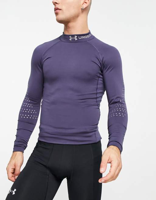 Under armour mock neck hotsell long sleeve