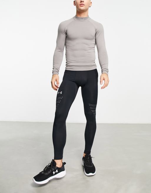 Under Armour Training Cold Gear mock neck long sleeve relfective