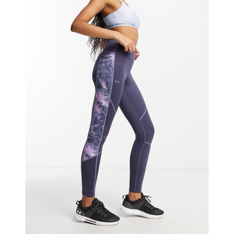 Under Armour Training Cold Weather leggings with side print in