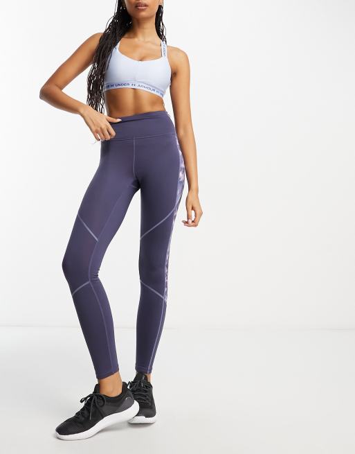 Under Armour Training Cold Weather leggings with side print in