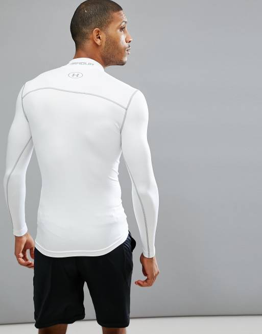 Under Armour Mens ColdGear Compression Mock Neck 1265648-001 Size