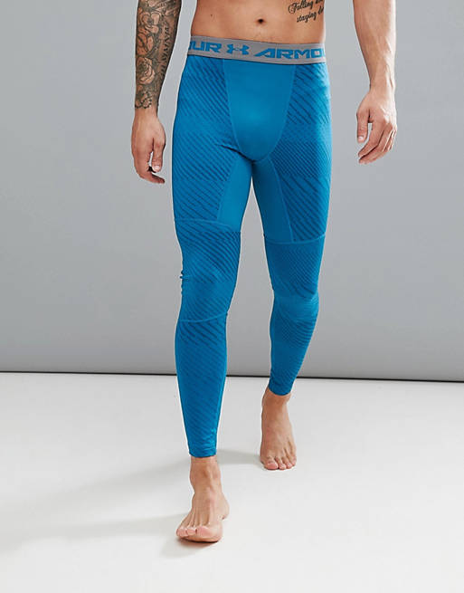 Under Armour Training ColdGear Compression Tights In Blue 1301582