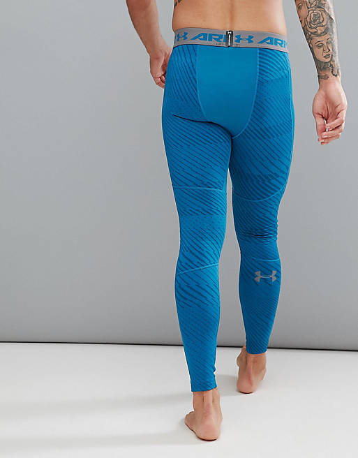 Under Armour Training ColdGear Compression Tights In Blue 1301582-953