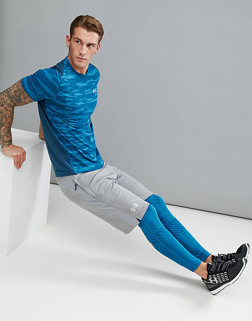 Under Armour Training ColdGear Compression Tights In Blue 1301582