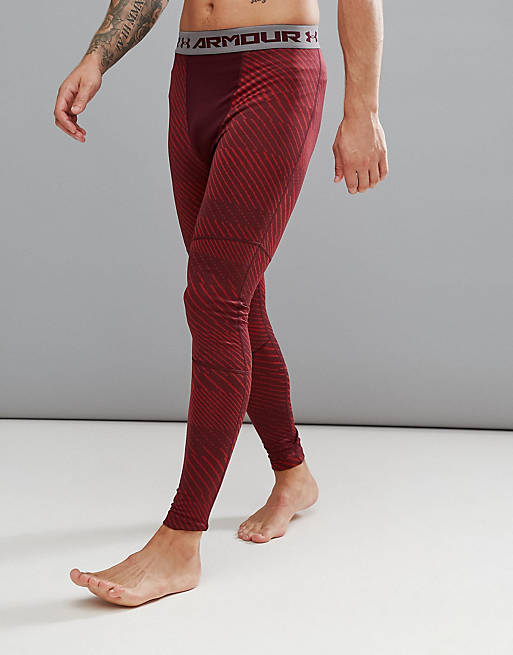 Under Armour Training ColdGear Compression Tights In Red 1301582