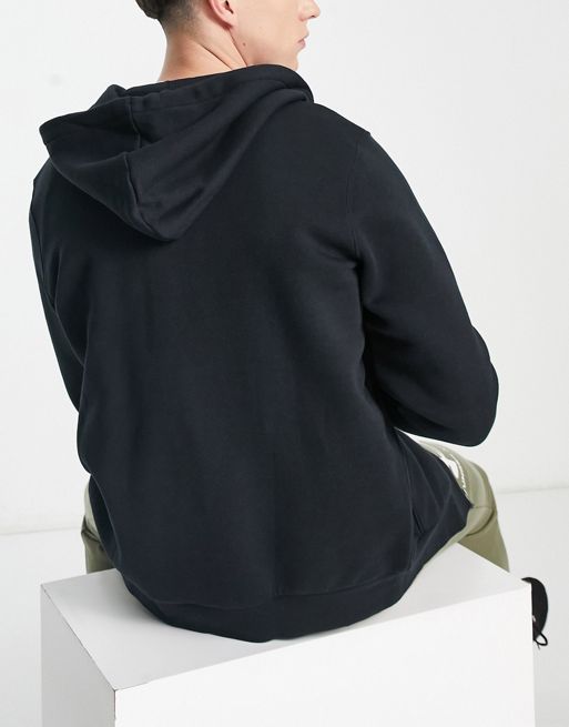 Under Armour Essential Fleece full zip hoodie in black