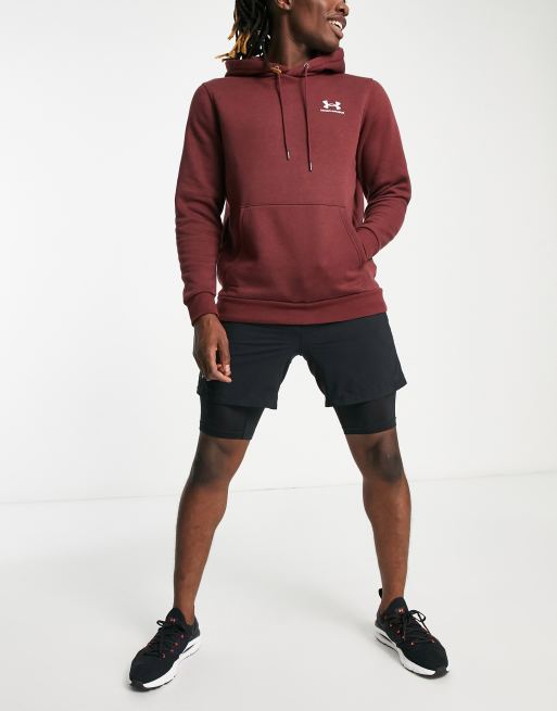 Under Armour Essential Hoodie Womens Red, £30.00