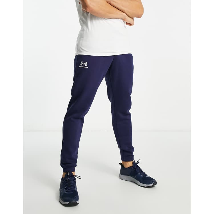 Navy under best sale armour joggers