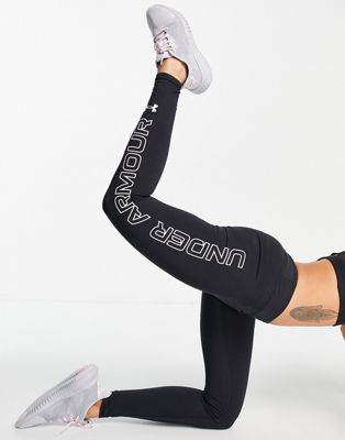 Under Armour Training Favourite leggings with side logo in black