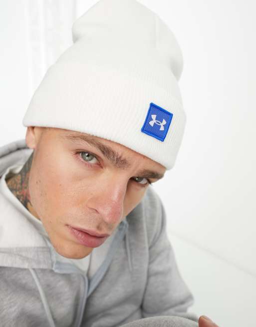 Under armour white store beanie