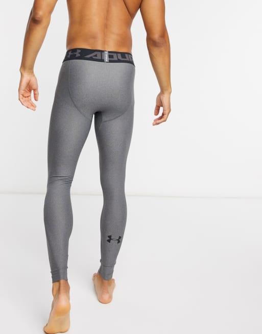 Under Armour Men's HeatGear Armour 2.0 Compression Leggings Grey