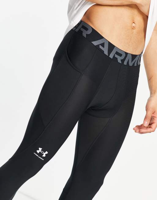 leren dauw alliantie Under Armour Training Heat Gear 3/4 leggings in black | ASOS