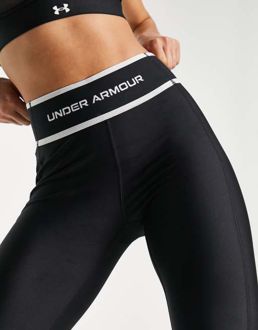 Under armour HeatGear Branded Леггинсы Черный