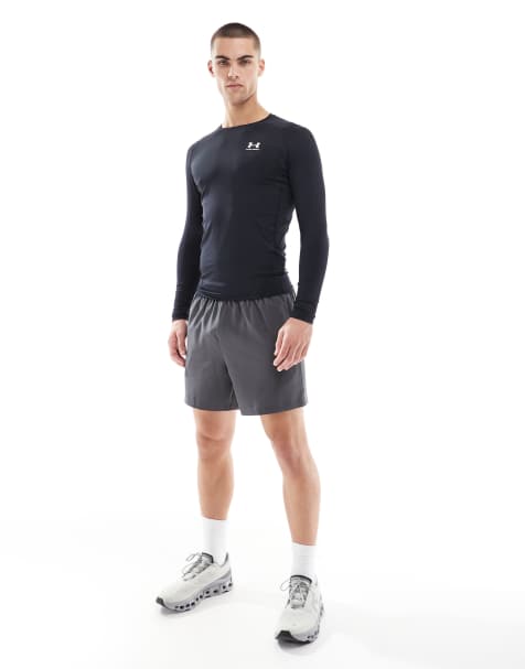 Under Armour Training Heat Gear compression long sleeve top in black
