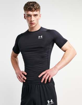 Under Armour Training HeatGear base layer long sleeve t-shirt in black