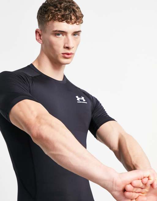 Under Armour Training HeatGear base layer T-shirt in black