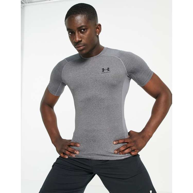 Under Armour Training HeatGear base layer T-shirt in gray