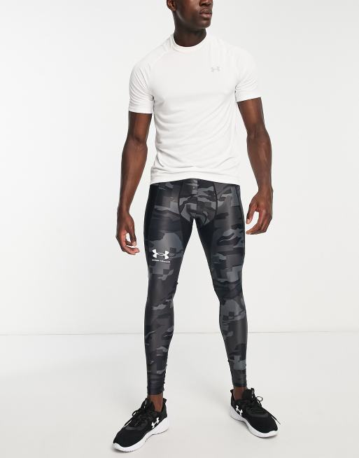 Under Armour Training HeatGear Iso Chill leggings in black camo