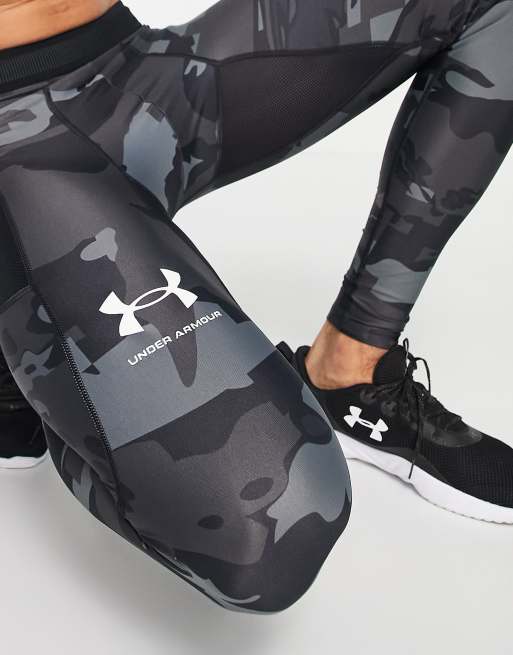 Under Armour Training HeatGear Iso Chill leggings in black camo