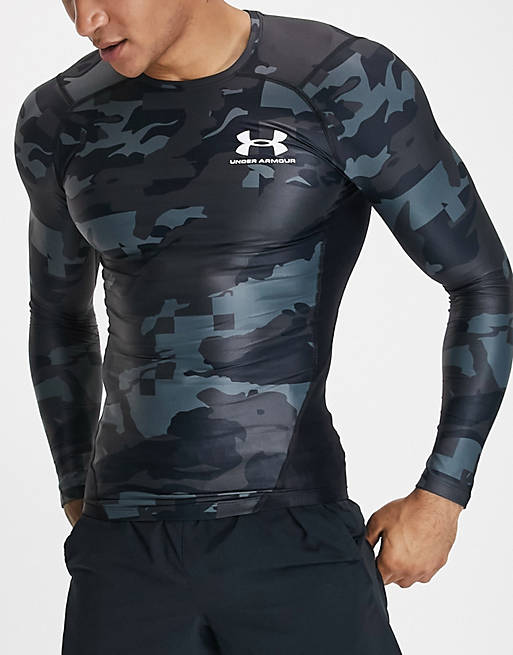 Under Armour Training HeatGear Iso Chill long sleeve top in black