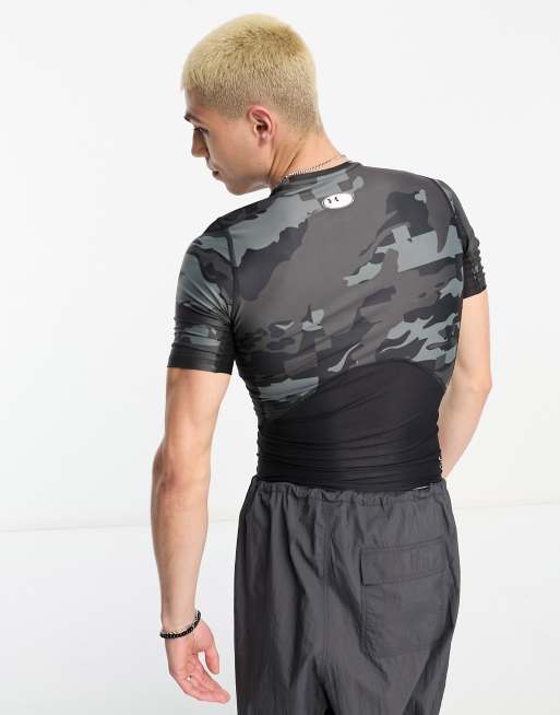 Under Armour Training HeatGear Iso Chill t-shirt in black camo print