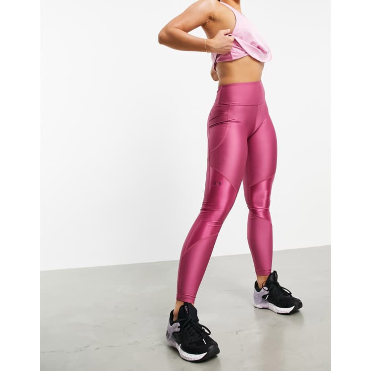 Under Armour Leggings L-XL Pink  Leggings are not pants, Under