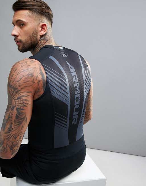 Under Armour - Training HeatGear SuperVent - Débardeur de compression - Noir 1289565-001, 2 de 4